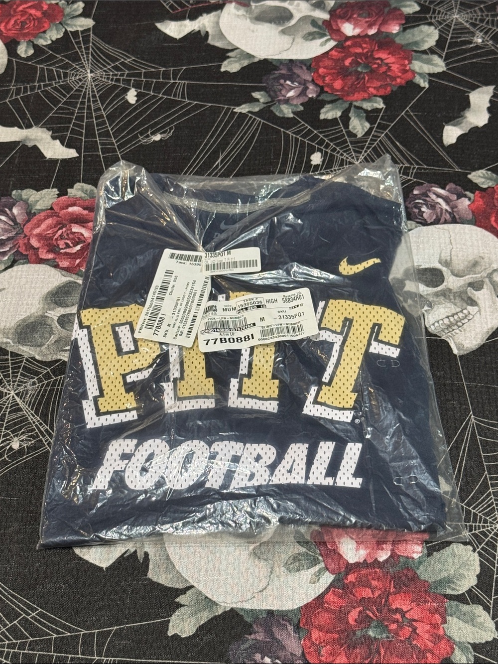 NWT 2014 NIKE DRI-FIT PITT PANTHERS FOOTBALL LEGEND LOGO PERFORMANCE TEE SZ M